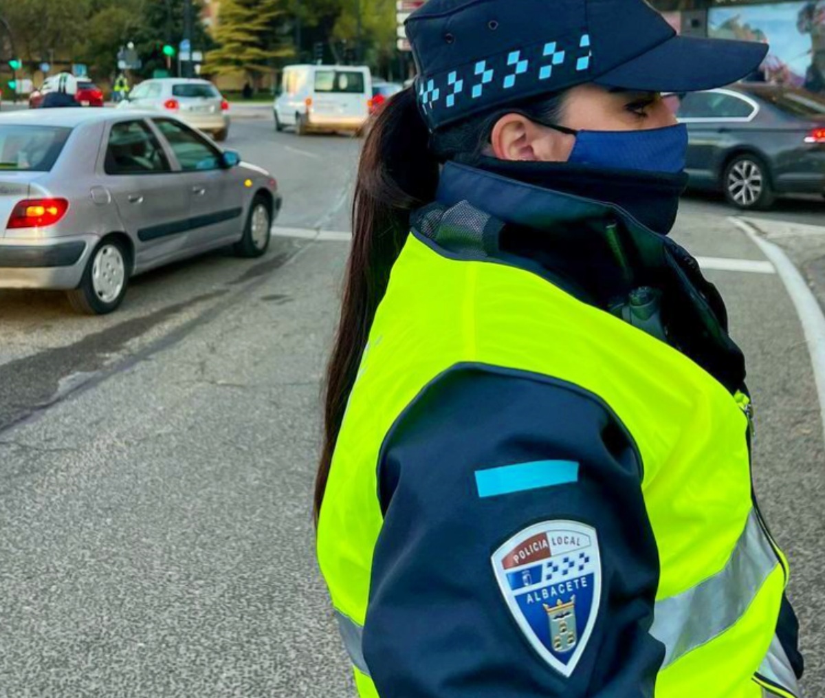 Una agente de la Policía Local de Albacete en una foto de archivo
