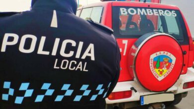 Policía y bomberos del SEPEI