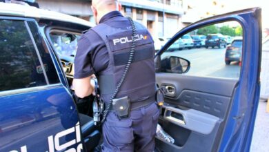 Policía Nacional - Albacete - Foto de archivo