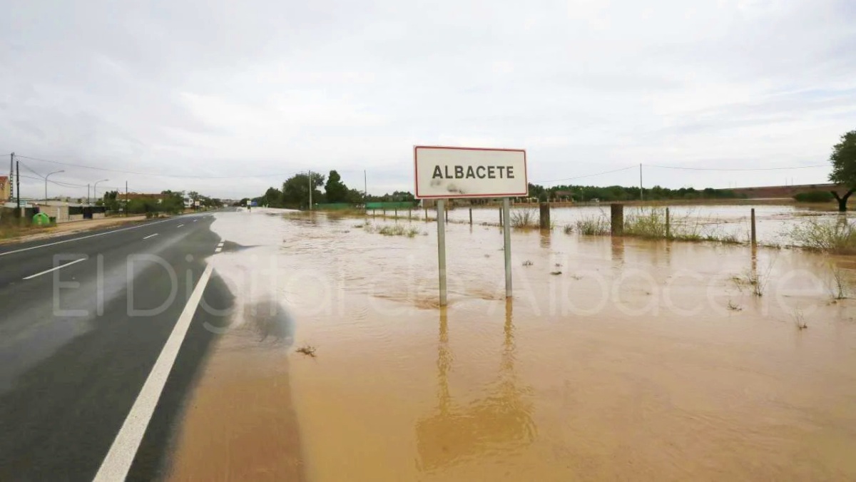 Foto de archivo tras una tormenta en Albacete