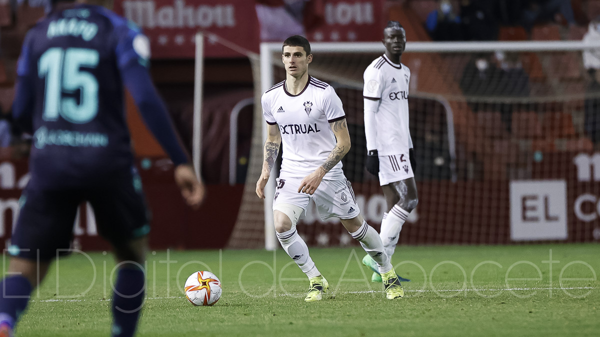 Eric Montes, jugador del Albacete Balompié