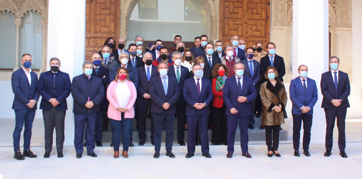 Recepción Presidente JCCM a Premiados, Patrocinadores y Conité Ejecutivo Fedeto