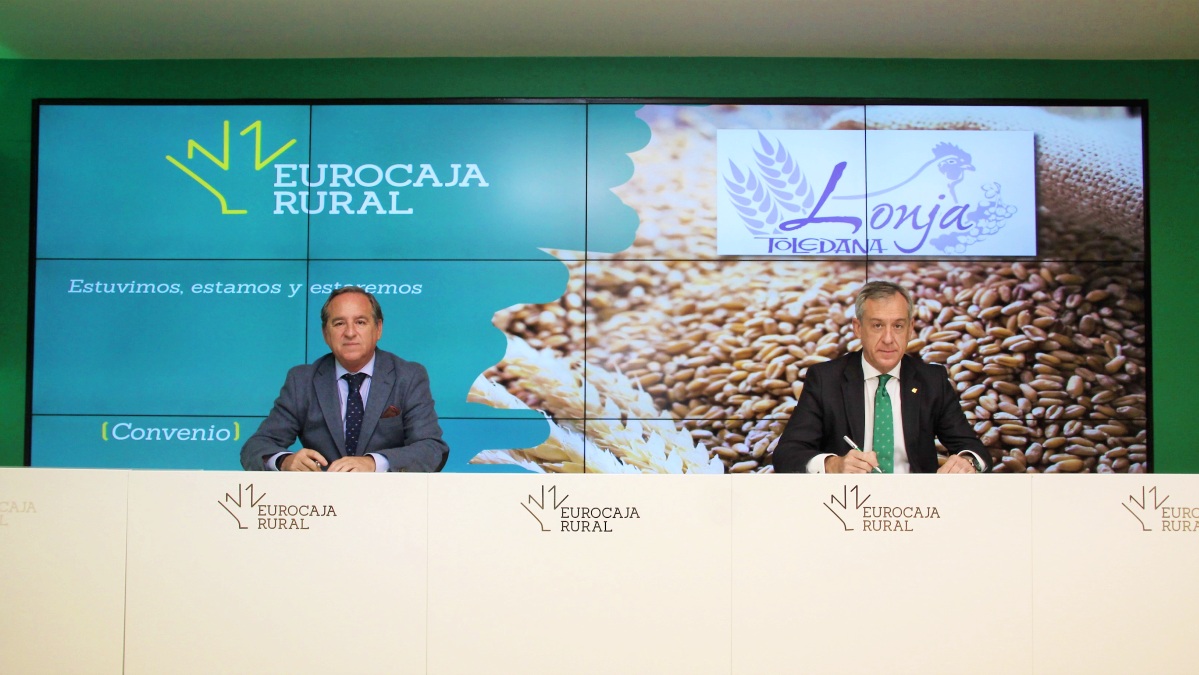 Convenio de Eurocaja Rural con la Lonja Agropecuaria de Toledo