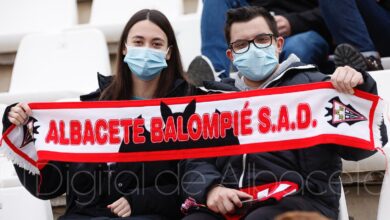 La afición del Albacete Balompié disfrutó de un gran partido este domingo en el Carlos Belmonte