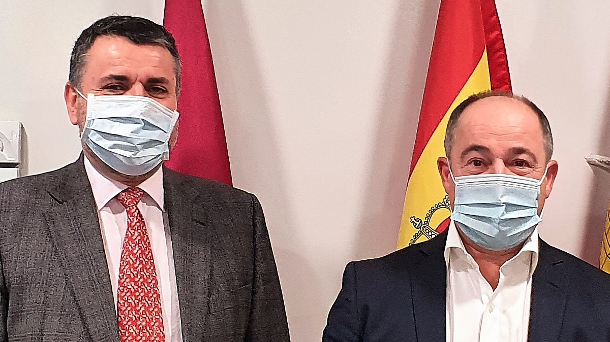 El Alcalde de Albacete y el CEO de Airbus