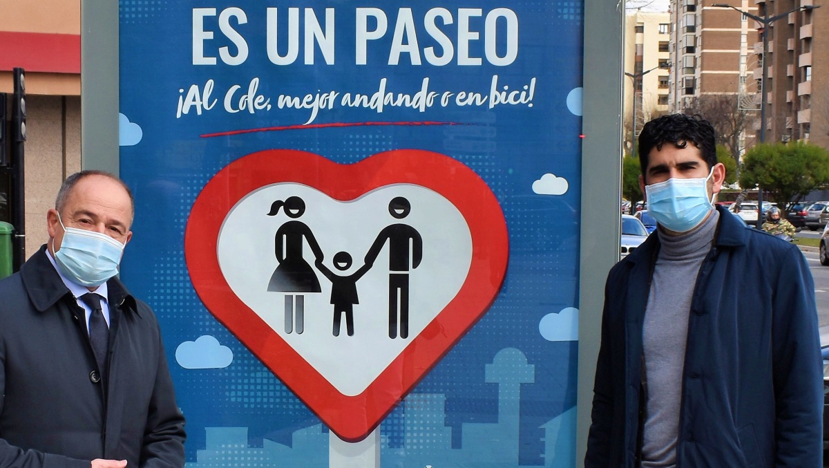 Emilio Sáez y José González, alcalde de Albacete y concejal de movilidad respectivamente