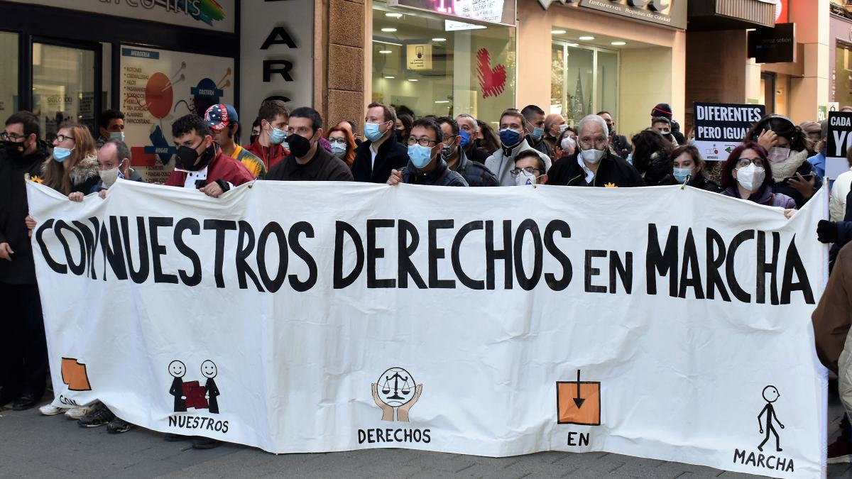 Marcha en Albacete por el Día Internacional Discapacidad