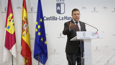 El presidente de Castilla-La Mancha, Emiliano García-Page en Cenizate