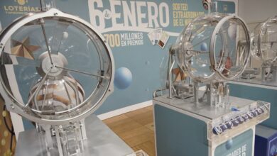 Bombo del sorteo de 'El Niño'. Foto de archivo