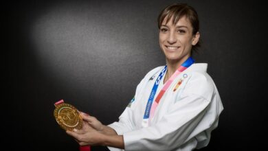 La karateca española, Sandra Sánchez / Jesús Hellín / Europa Press