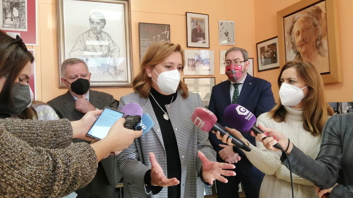 La consejera de Educación, Rosa Ana Rodríguez