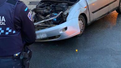 Accidente de tráfico en Albacete - Foto de archivo