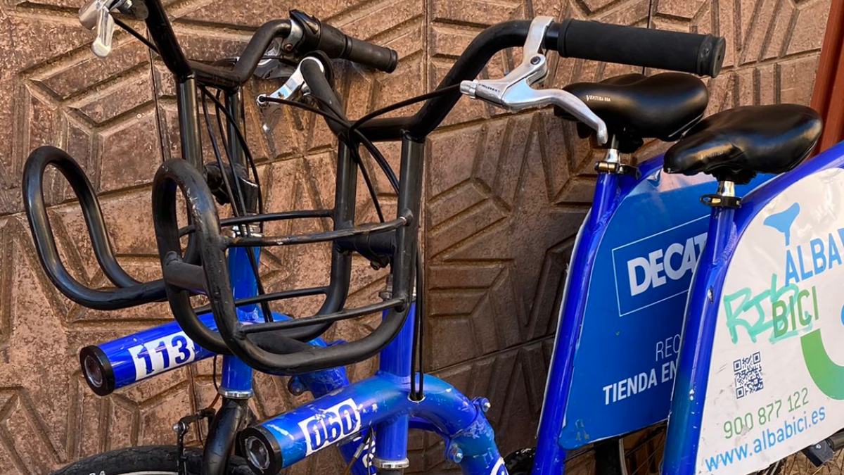 Bicicletas del servicio municipal de Albacete. Foto: Policía Local de Albacete