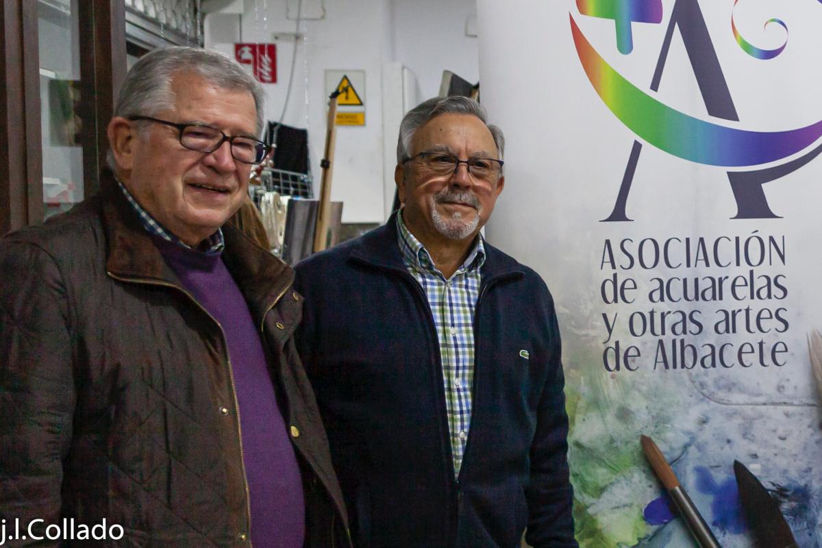Quico Lledó (Patronato Banco Alimentos) Pedro Pérez Blesa (Presidente Asociación Acuerela)