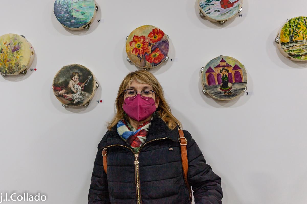 La artista Mari Luz Avilés