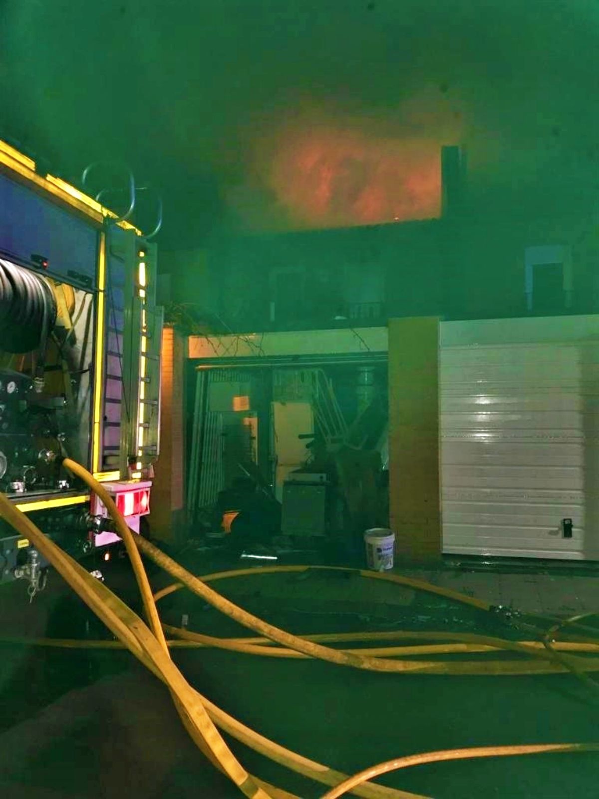 Incendio en una vivienda en Yebes