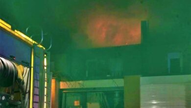 Incendio en una vivienda en Yebes