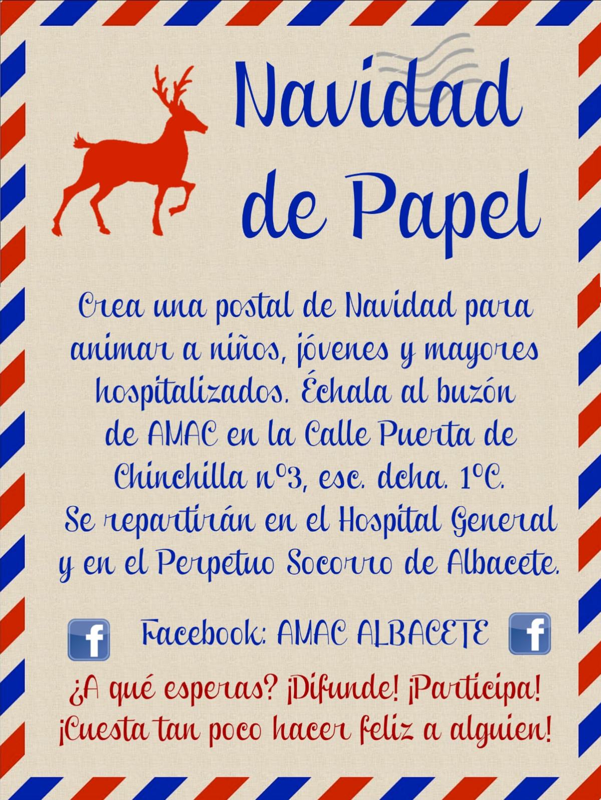 AMAC retoma la iniciativa 'Navidad de Papel'