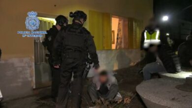 Policía Nacional detiene a cuatro “cocineros de la droga” cuando preparaban cocaína en un laboratorio clandestino