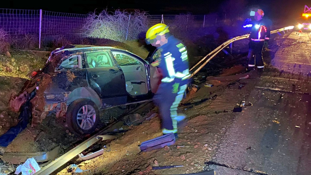 Accidente de tráfico - Foto de archivo