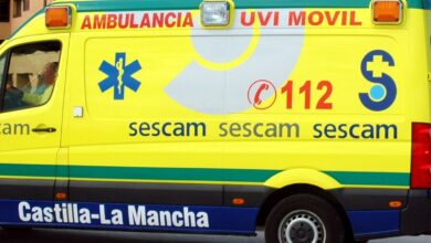 Ambulancia del SESCAM en una foto de archivo
