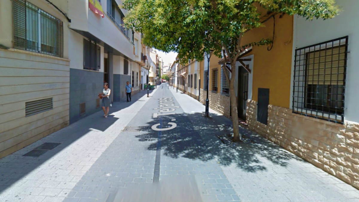 Calle Tejares de Albacete, lugar donde se produjo el atropello