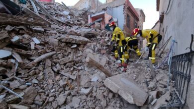 Trabajan para descartar que haya víctimas tras este derrumbe en la provincia de Albacete