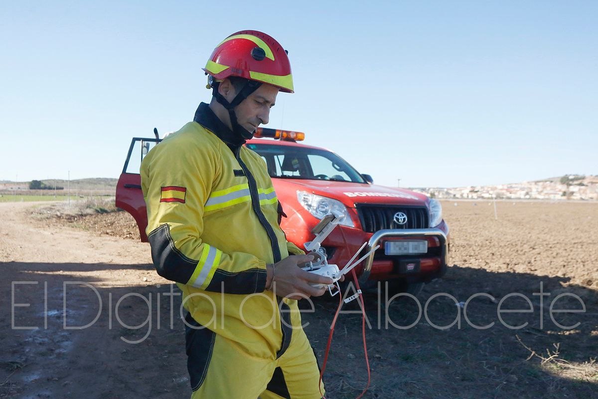 Trabajan para descartar que haya víctimas tras este derrumbe en la provincia de Albacete