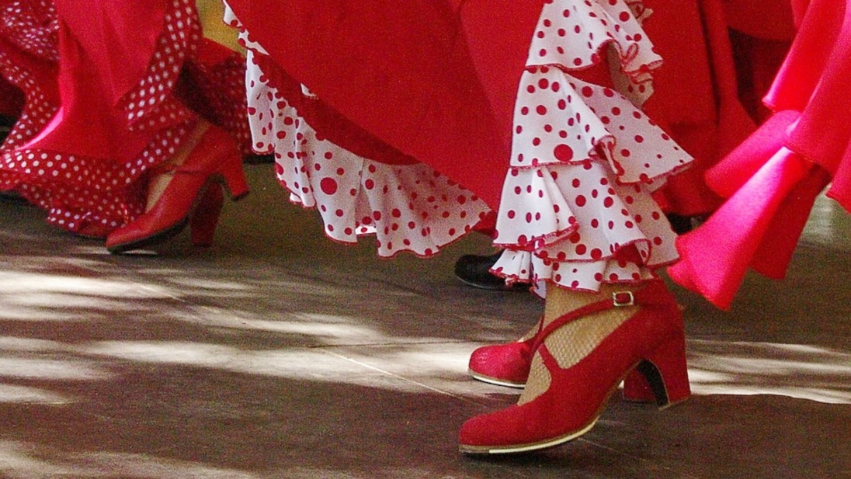 Una bailaora flamenca - FOTO DE ARCHIVO