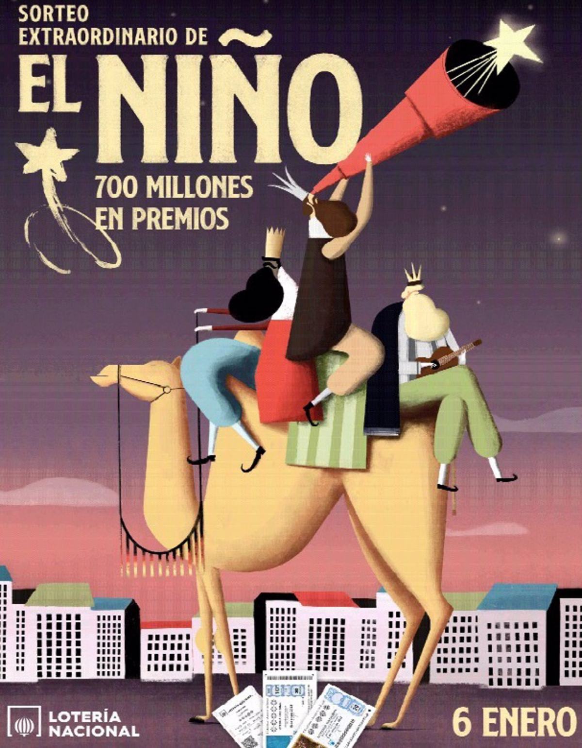 Cartel del Sorteo de El Niño 2022