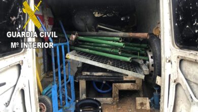 Efectos incautados por la Guardia Civil de Guadalajara