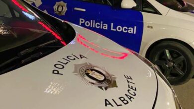 Coches patrulla de la Policía Local de Albacete