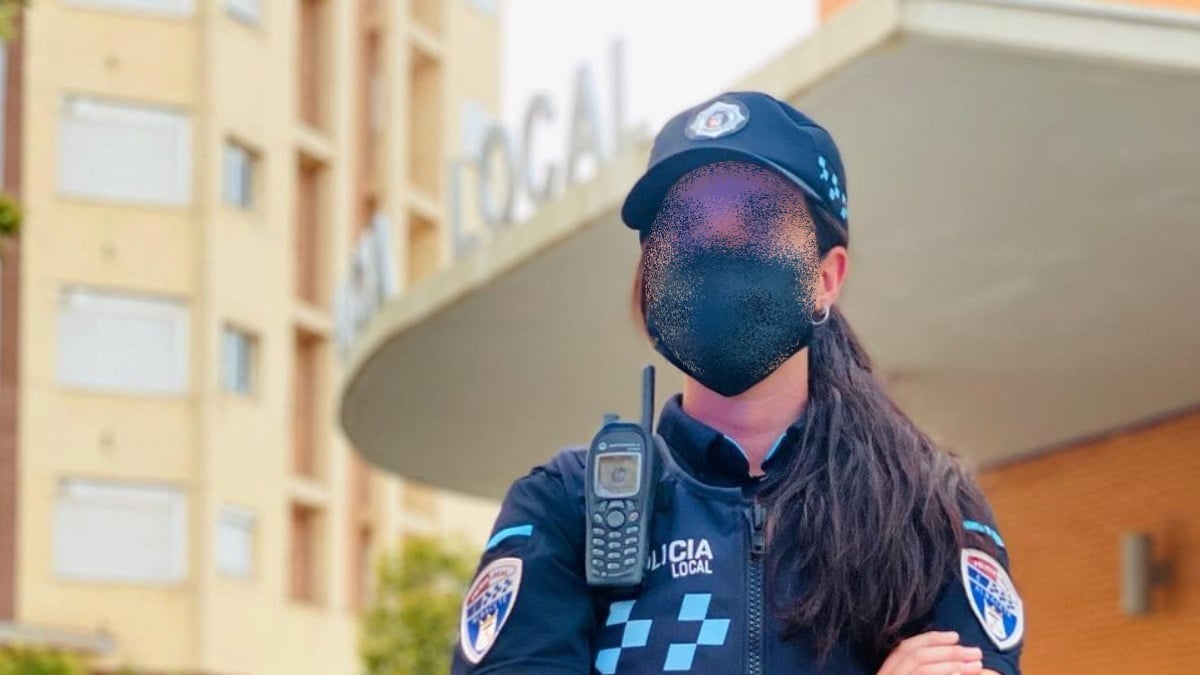 Una agente de la Policía Local de Albacete en una foto de archivo