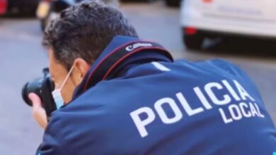 Agente de la Policía Local de Albacete - Foto de archivo