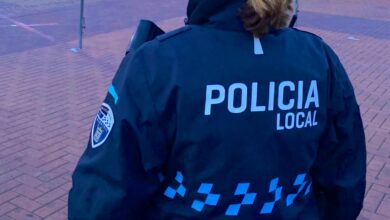 Una agente de la Policía Local de Albacete en una foto de archivo