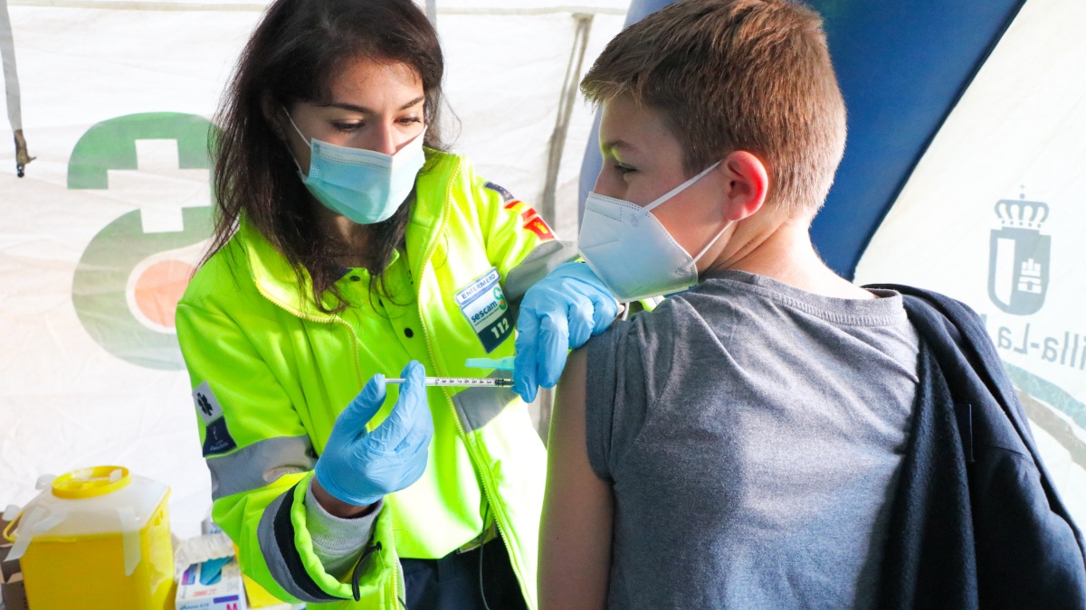 Vacunación niños contra el COVID-19 en Castilla-La Mancha