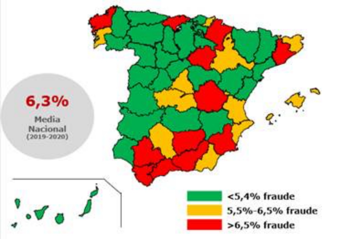 Mapa del fraude en Albacete / Imagen: Línea Directa