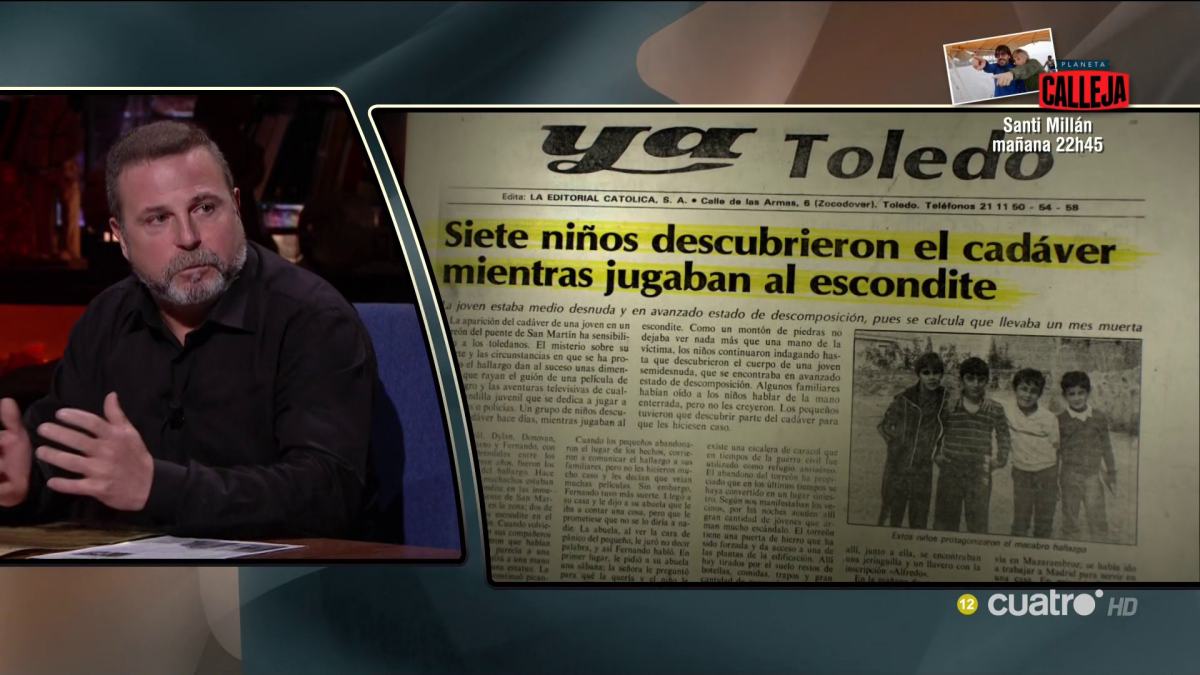 El crimen del Torreón en Toledo llega a 'Cuarto Milenio' / Imagen: Mediaset