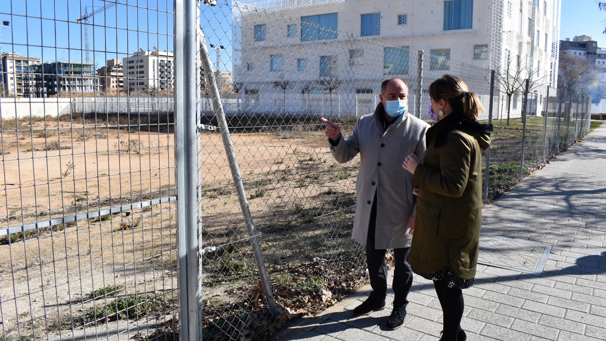 Visita a los solares que albergarán el Centro de Empleo de Albacete / Imagen: Ayuntamiento de Albacete