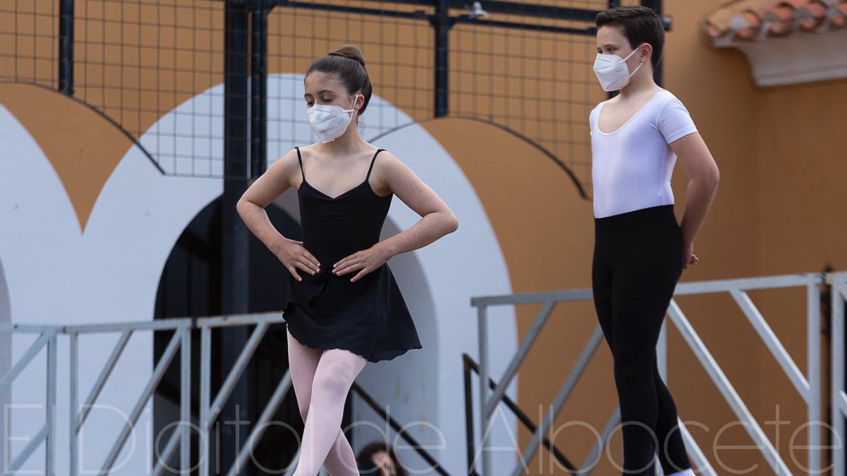 Alumnos del Real Conservatorio de Danza de Albacete durante el Día de la Danza / Imagen de archivo