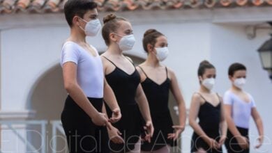 Alumnos del Real Conservatorio de Danza de Albacete durante el Día de la Danza / Imagen de archivo