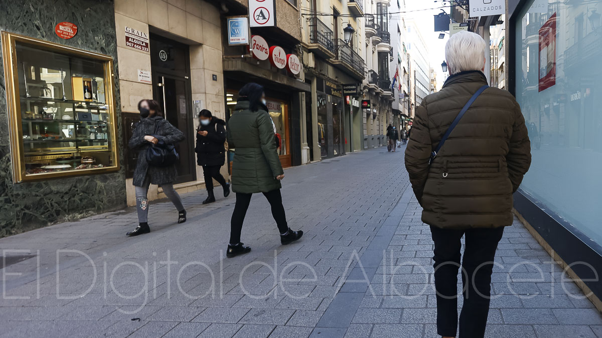 Un calle de Albacete
