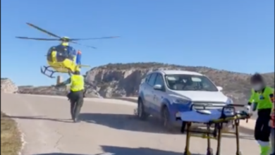Accidente en la provincia de Albacete / Imagen: Guardia Civil de Albacete