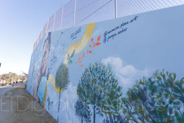 Arte y naturaleza se dan la mano en este gigantesco mural en Albacete