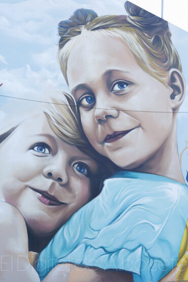 Arte y naturaleza se dan la mano en este gigantesco mural en Albacete