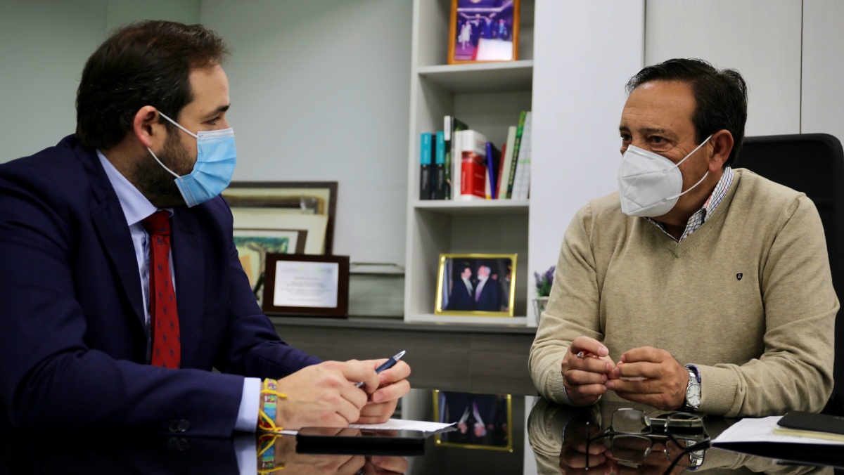 Paco Núñez y Pedro Barato en su reunión en Castilla-La Mancha