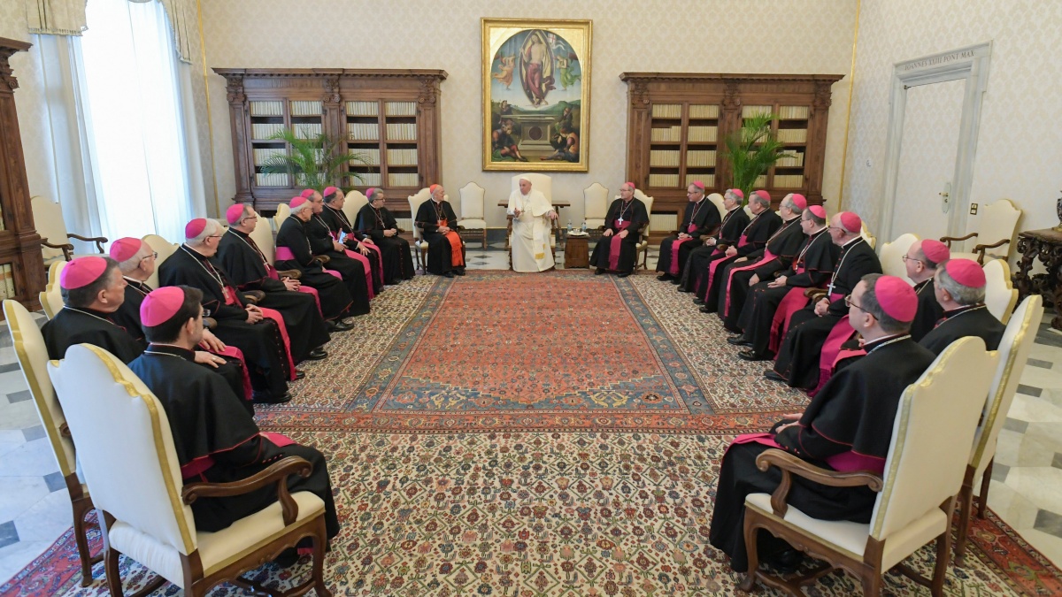 Visita del Obispo de Albacete, Ángel Fernández, al Papa Francisco / Imagen: Diócesis de Albacete