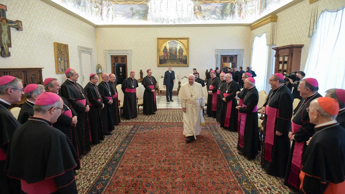 Visita del Obispo de Albacete, Ángel Fernández, al Papa Francisco / Imagen: Diócesis de Albacete