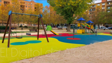 Parque infantil en el barrio San Antonio Abad de Albacete