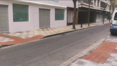 Paso de peatones en la calle Pérez Galdós de Albacete / Imagen: @carcuesan